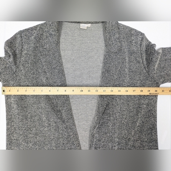 Simons Twik printed fine knit chevron jacket size M - Picture 7 of 9